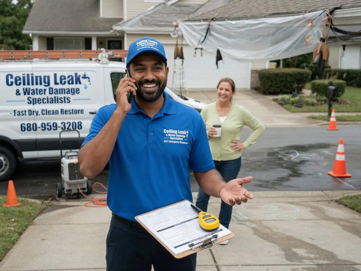 Ceiling Leak Cleanup Belpre, KS FAQs